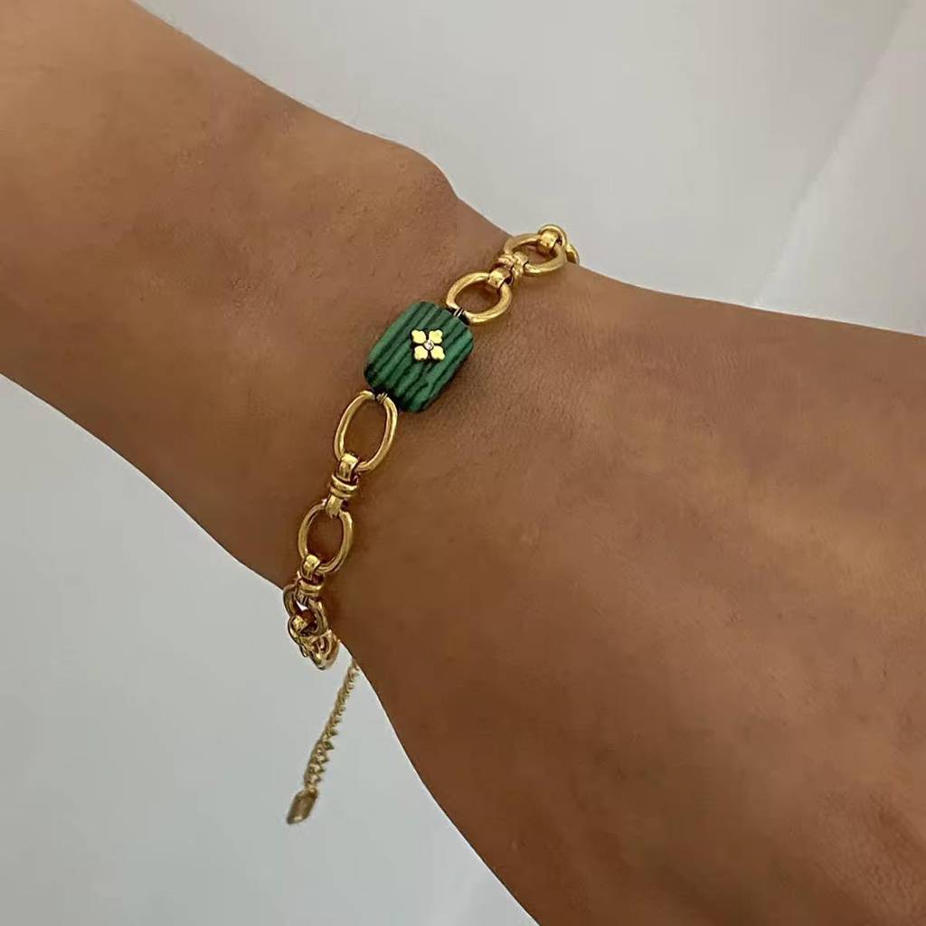 The Faye 'Malachite' Bracelet : br12