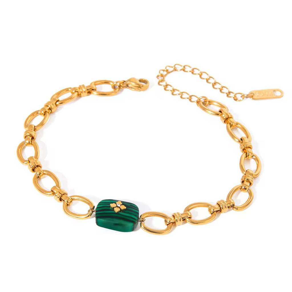 The Faye 'Malachite' Bracelet : br12