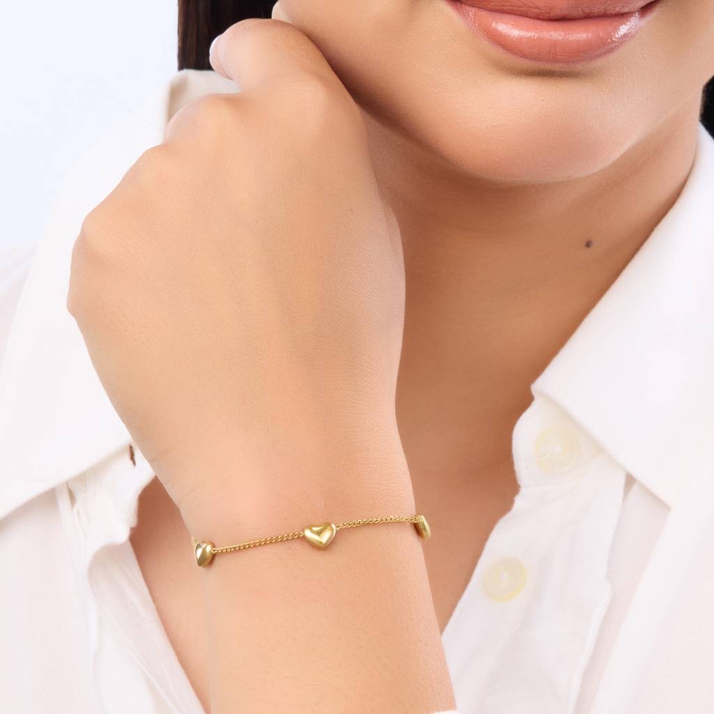 Golden Daisy Number Bracelet : BR154