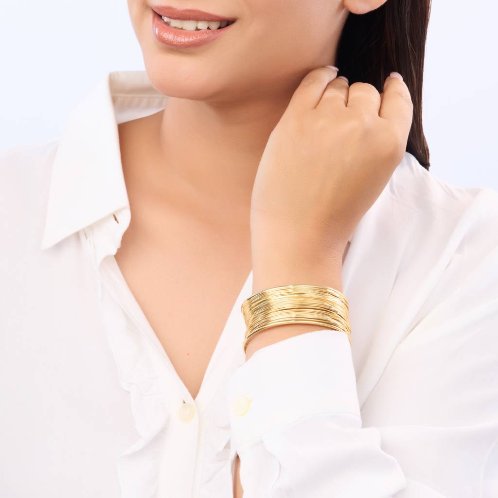 Royal Layered Wire Cuff : BR18