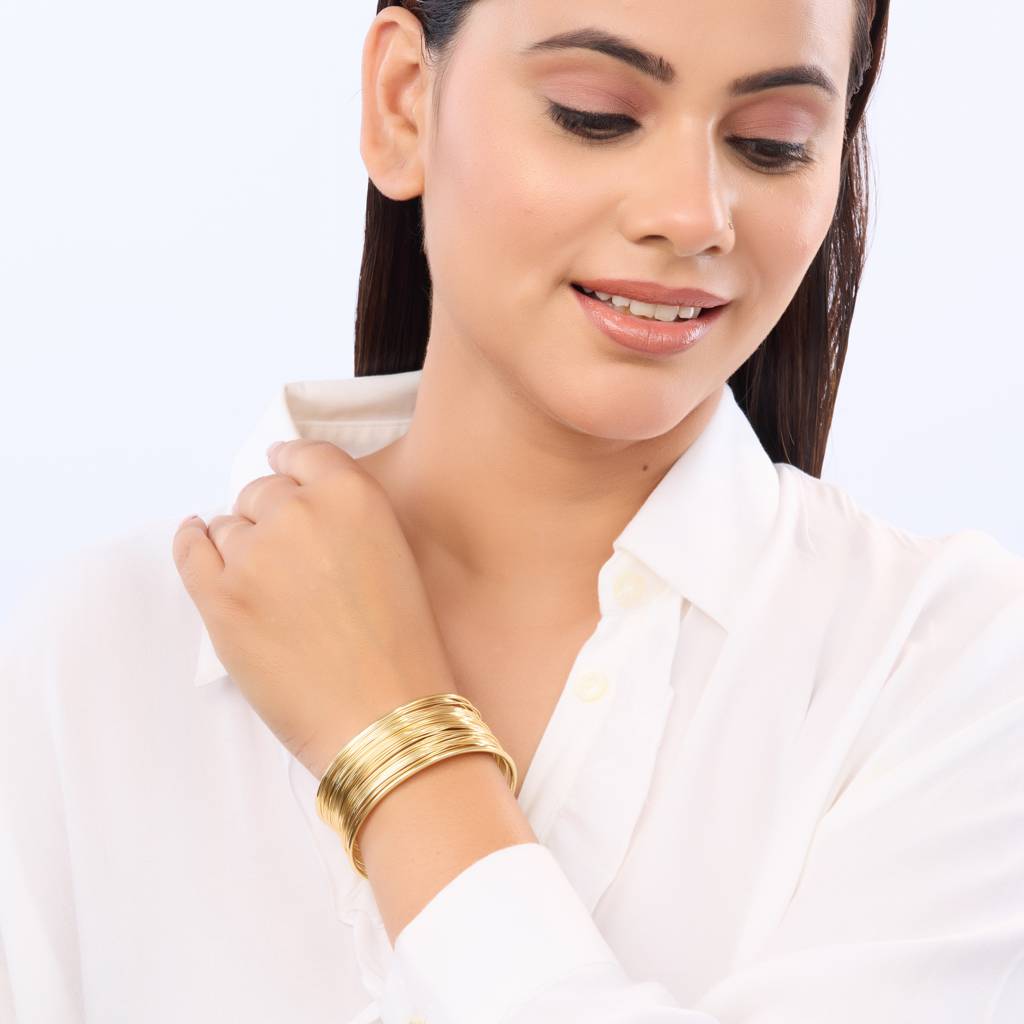 Royal Layered Wire Cuff : BR18