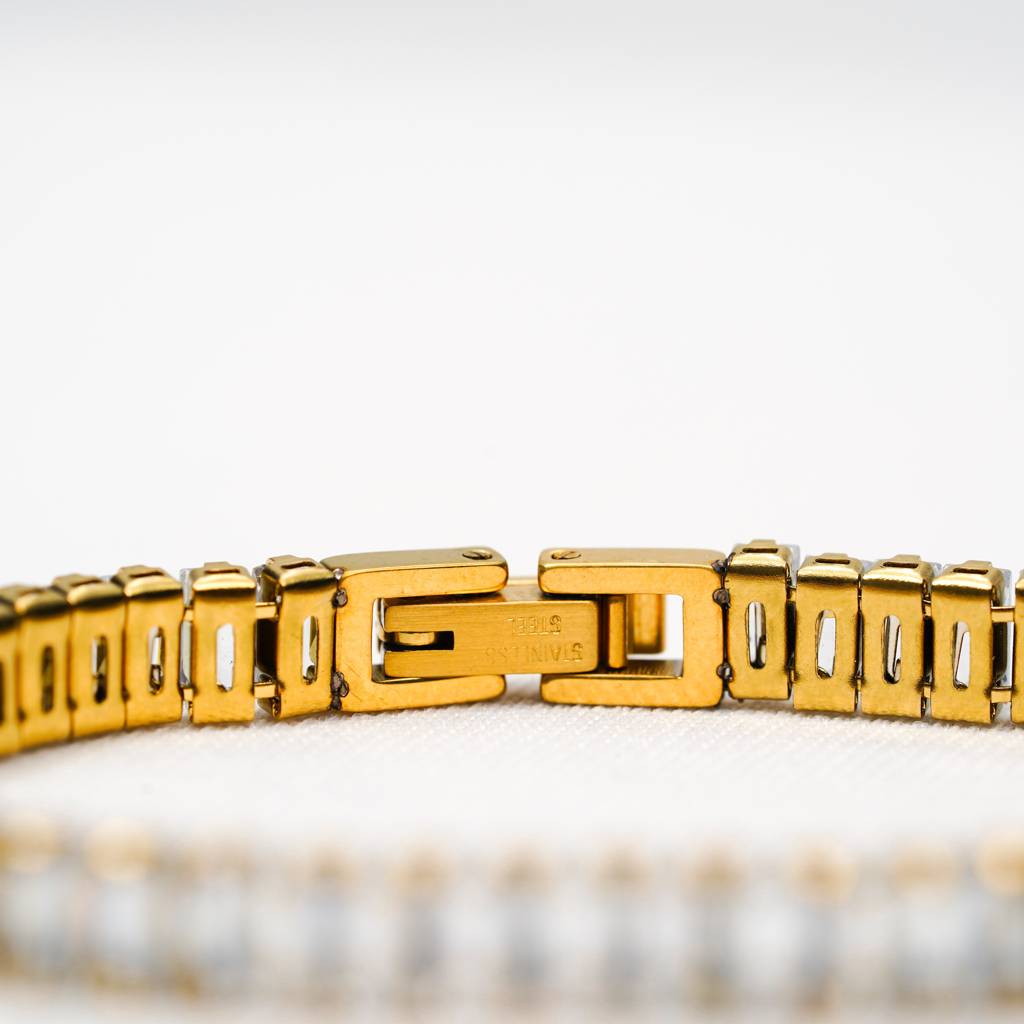 Prism Baguette Tennis Bracelet : BR43