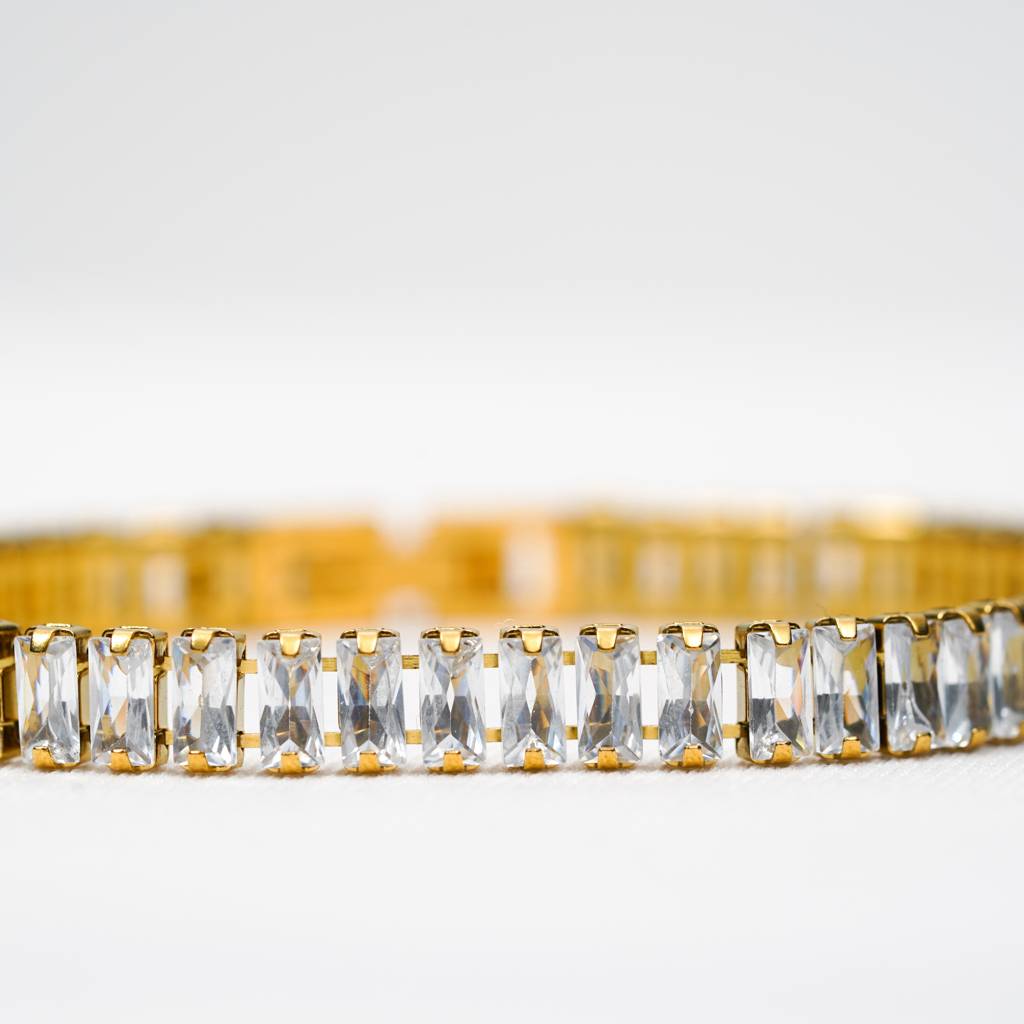Prism Baguette Tennis Bracelet : BR43
