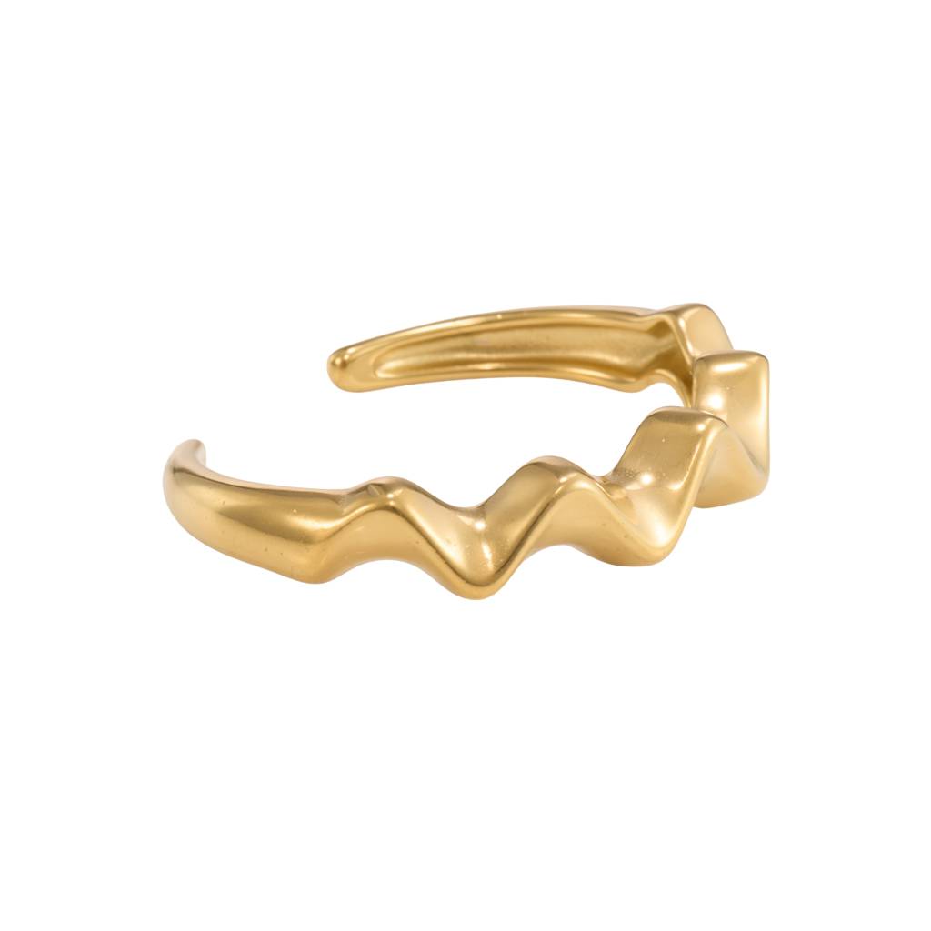 Gilded Ripple Cuff : BR48