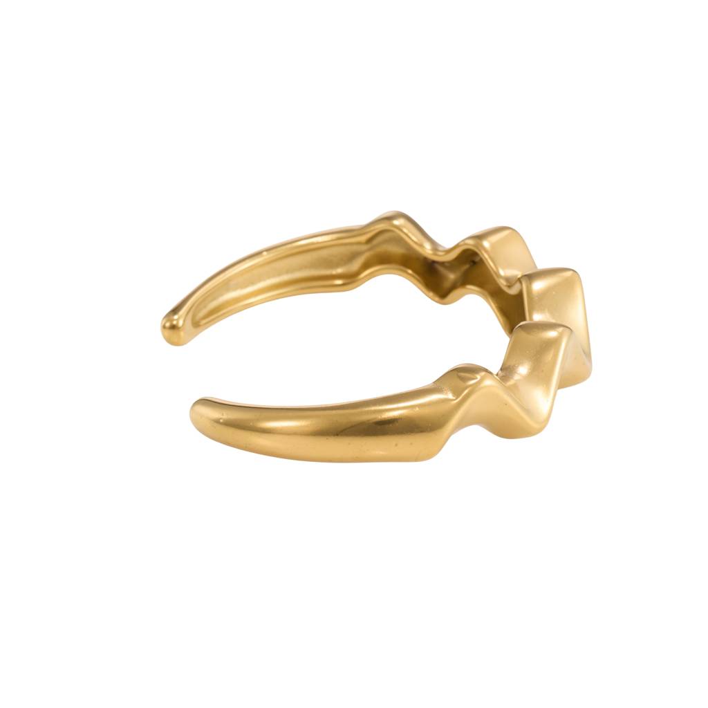 Gilded Ripple Cuff : BR48
