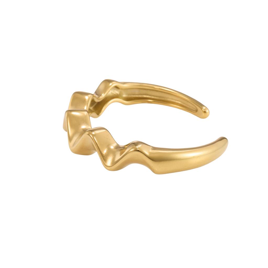Gilded Ripple Cuff : BR48
