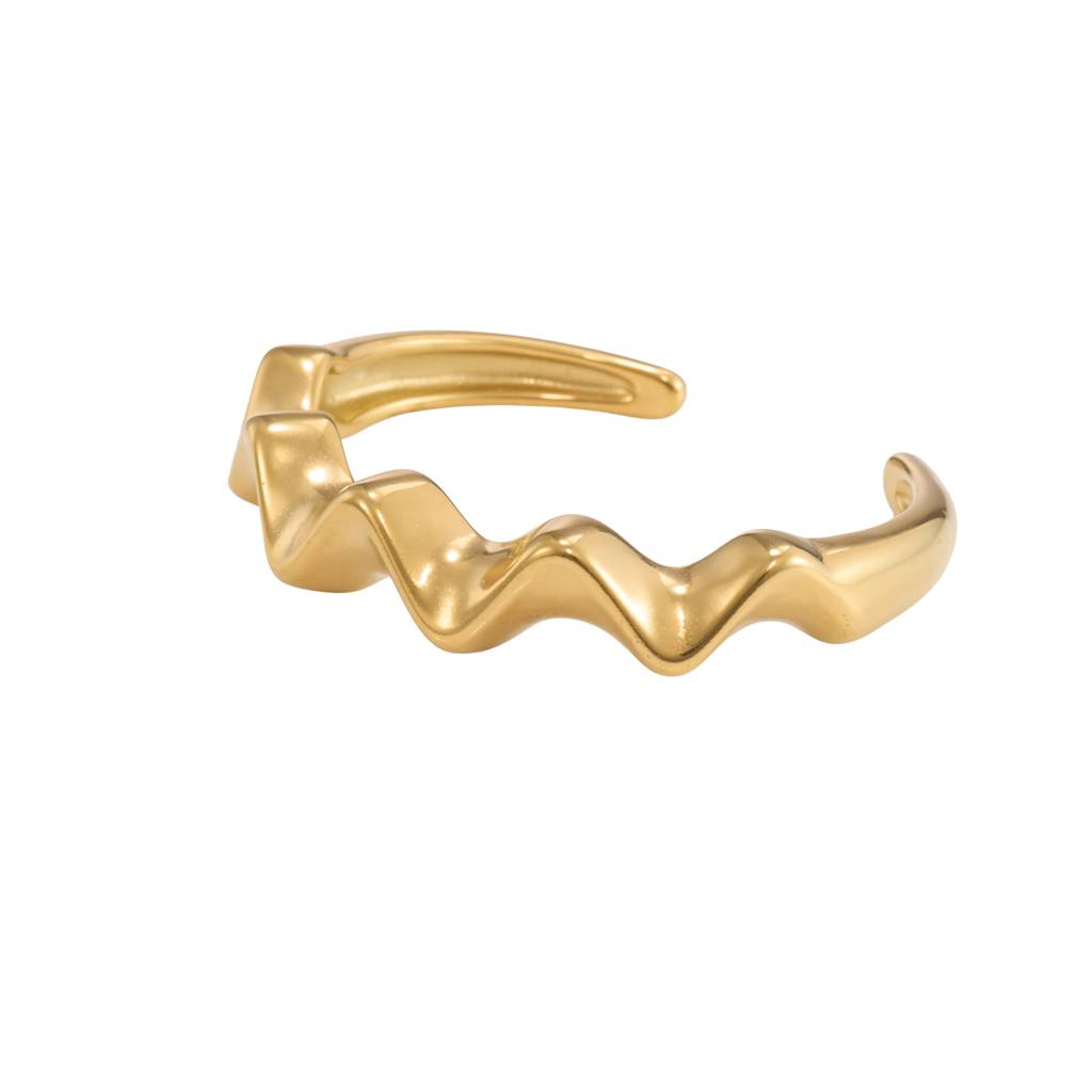 Gilded Ripple Cuff : BR48