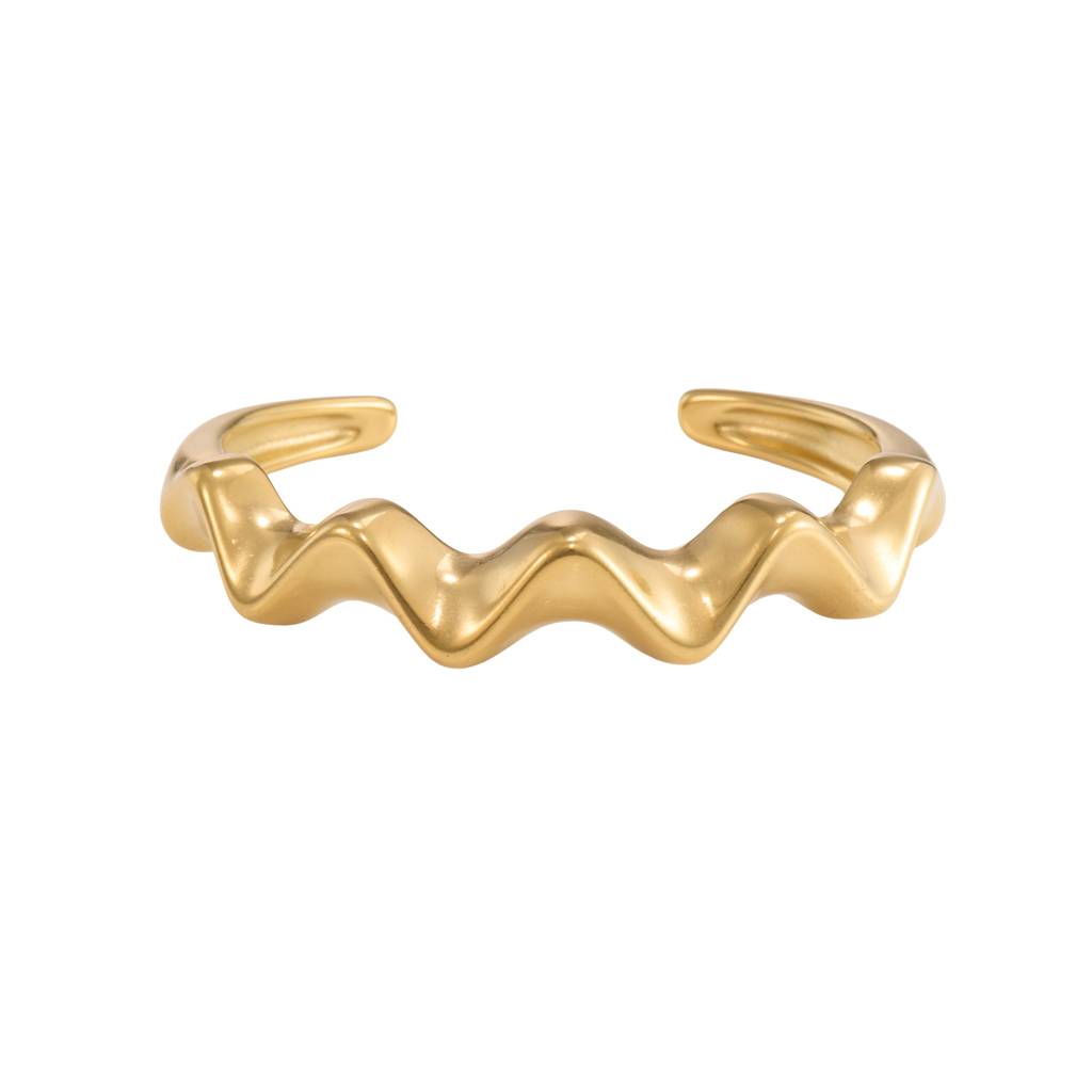 Gilded Ripple Cuff : BR48