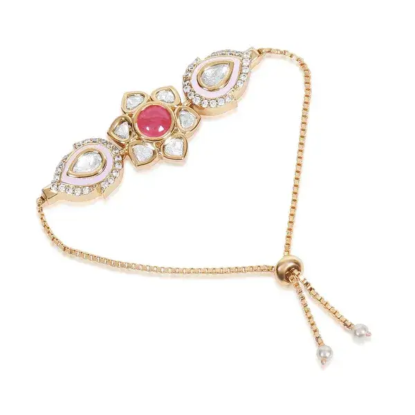 Fleur Meenakari Bracelet : BR05-P