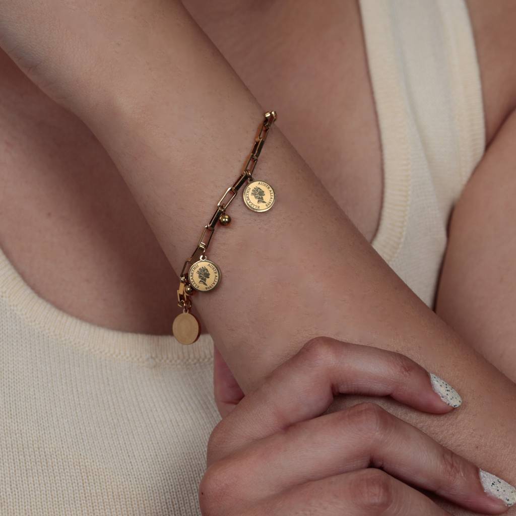 Gold Geometric Bracelet : BR73