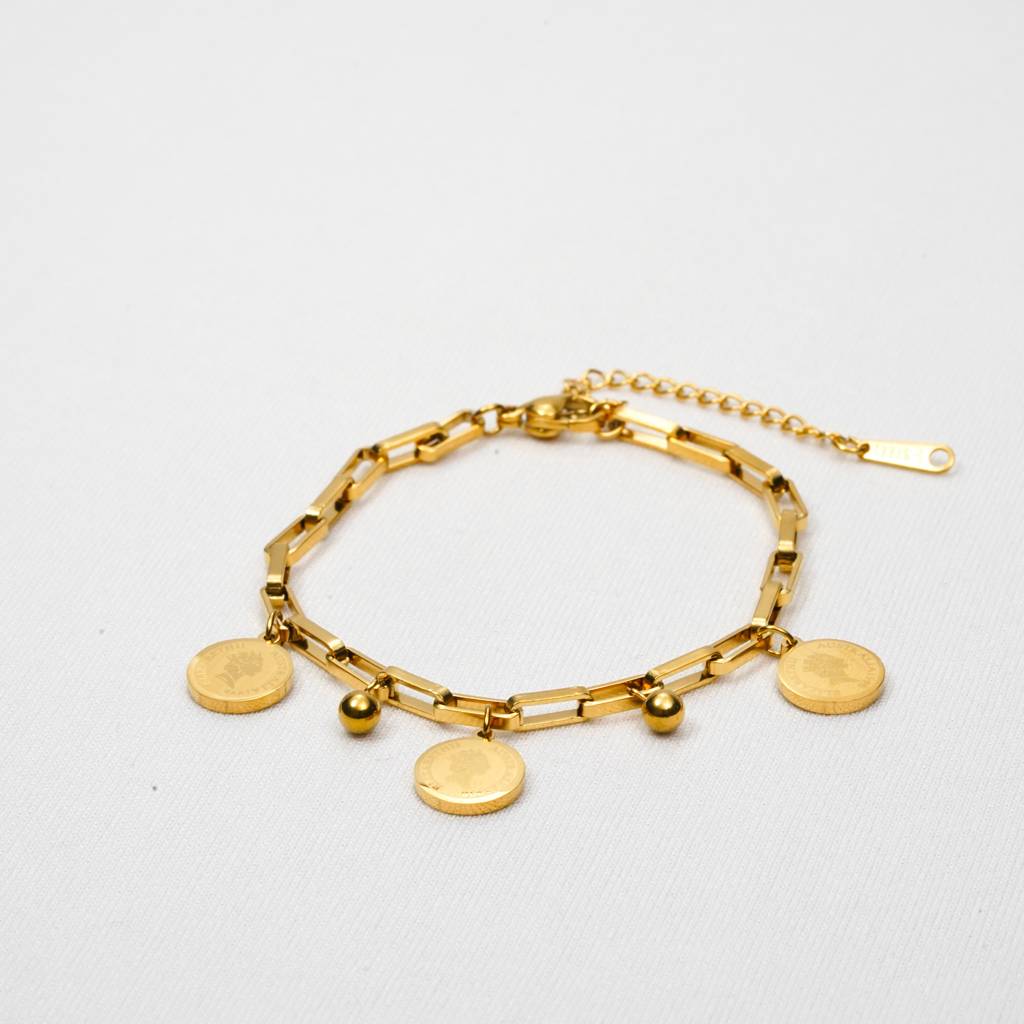 Gold Geometric Bracelet : BR73
