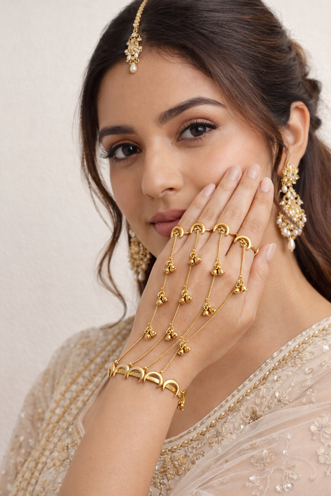 Viana Jewels Chaand Hathphool : BA58