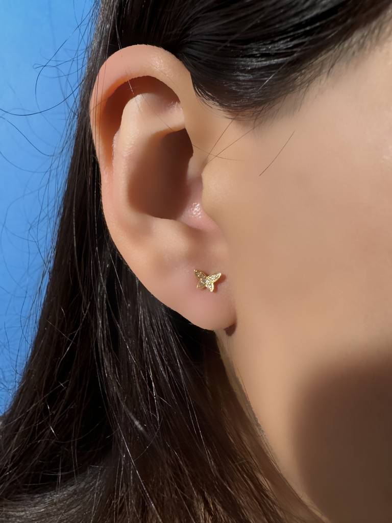 Butterfly Stud Earrings : butterflystudearrings