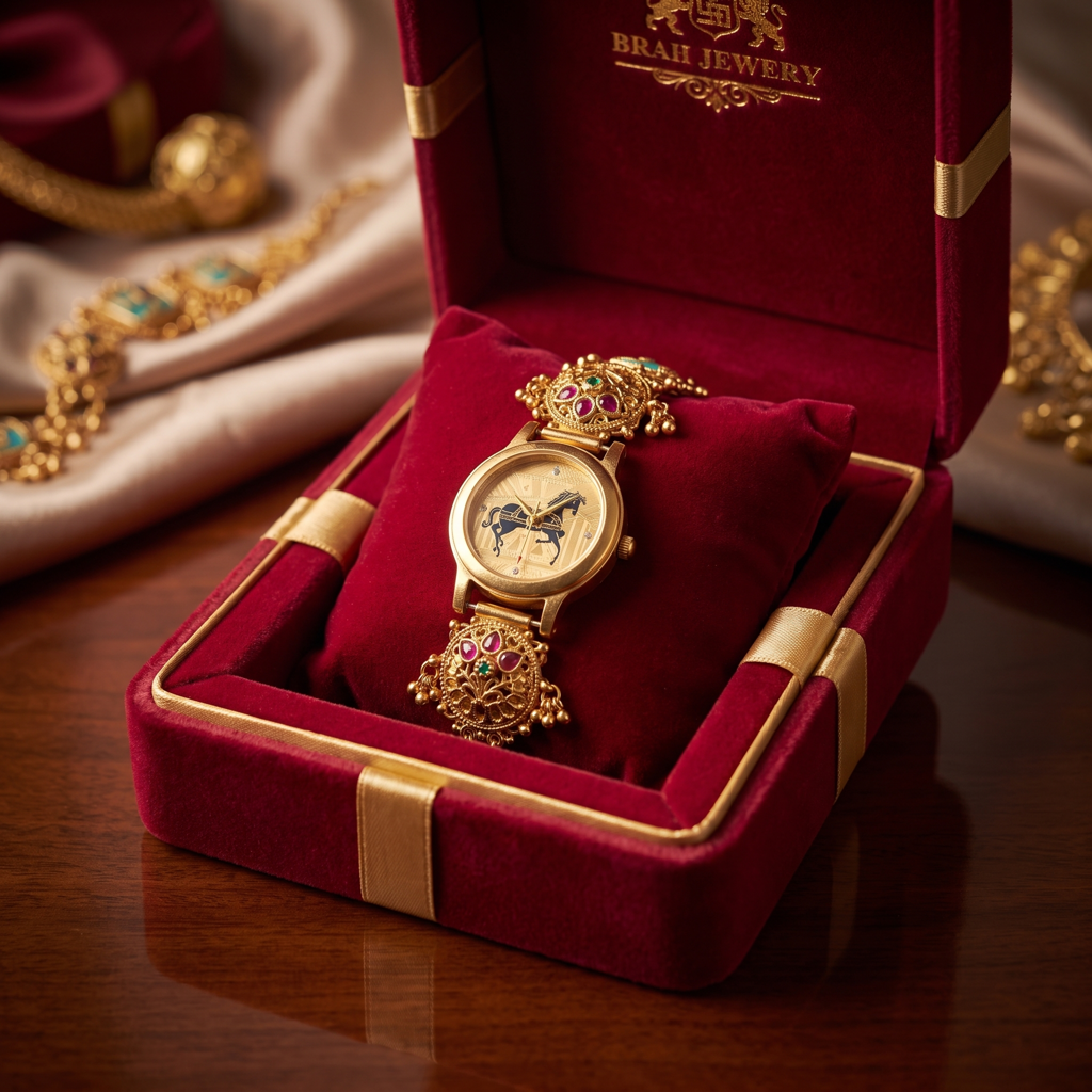 Royal Horse Enamel Champagne Dial Watch : BV-SRT-SIA-2