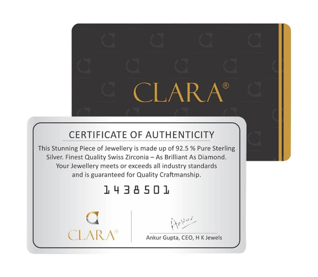 925 Sterling Silver Swiss Zirconia Zoe Earring With Screw Back Gift For Women And Girls : CSWZME60