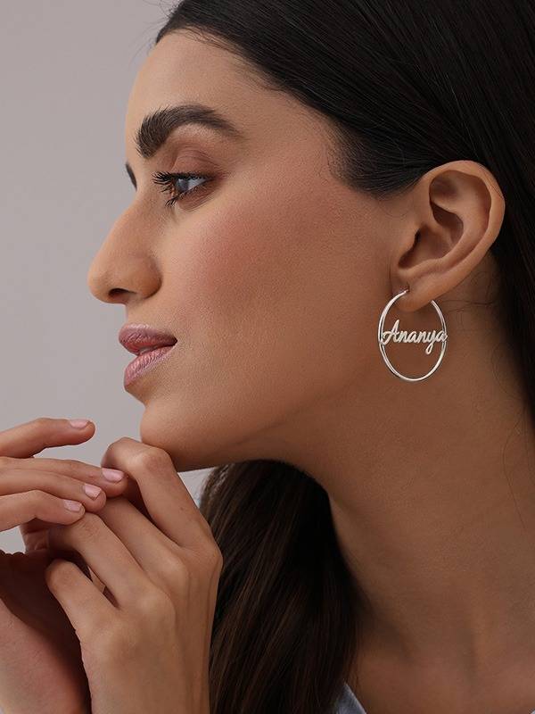 Personalized Name Endless Hoops : CER19SL