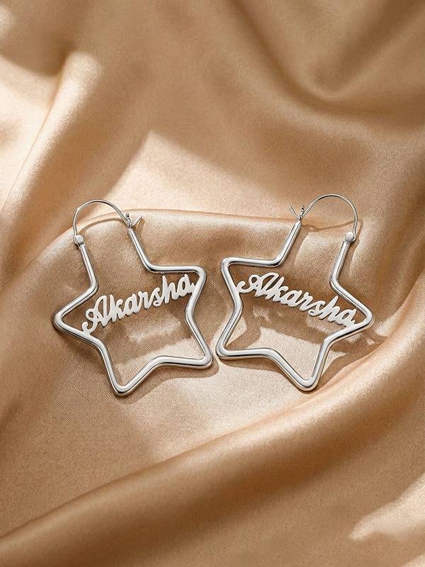 Personalized Star Name Hoops : CER55SL