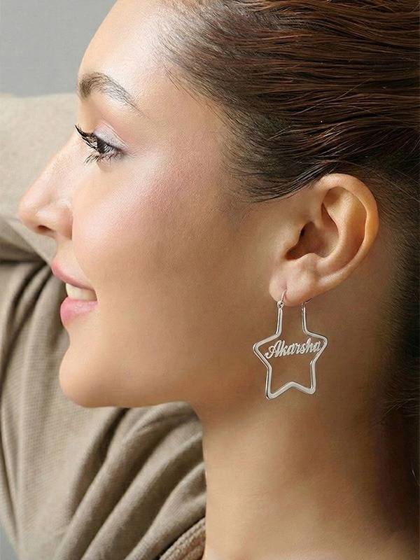 Personalized Star Name Hoops : CER55SL