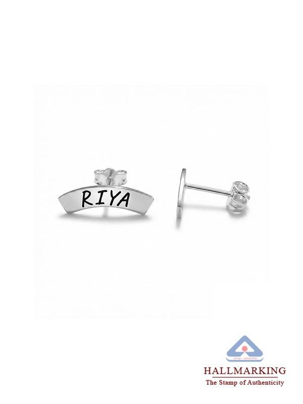 Personalized Name Bar Studs : CER62SL