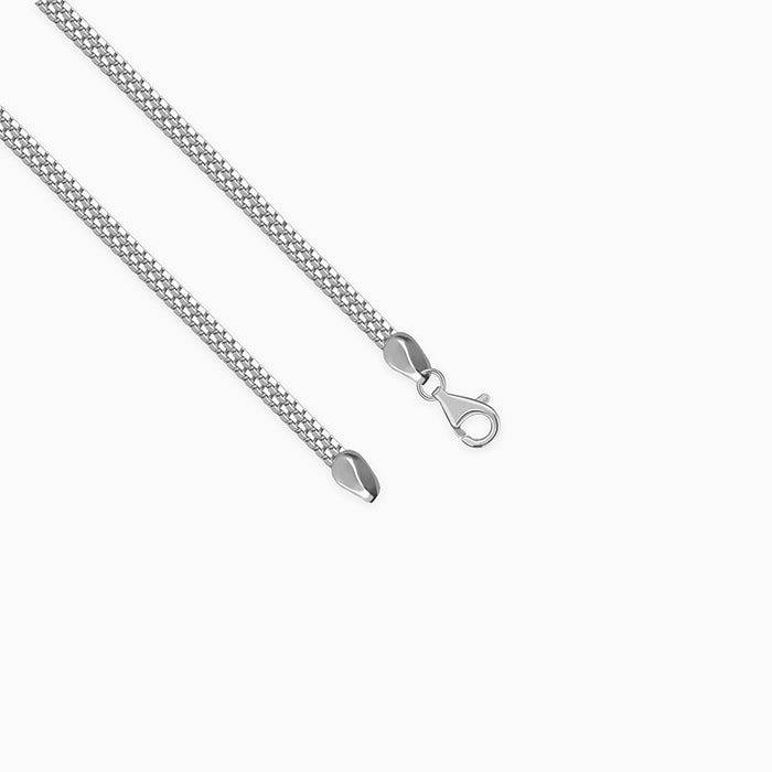 925 Silver Double Box Chain For Him|Chains For Men & Boys|With Certificate Of Authenticity And 925 Stamp |6 Months Wa : CH0277