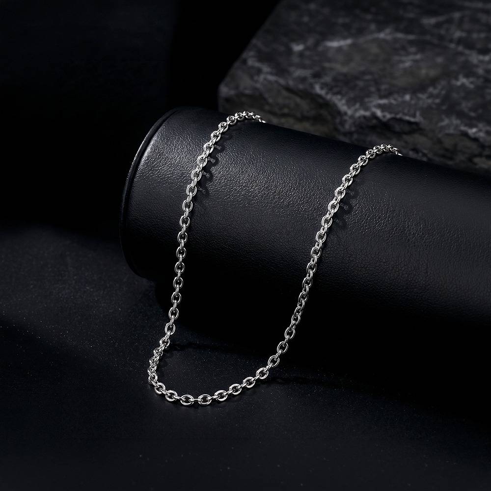 925 Silver Gracious Link Chain|Pendant To Gift Men & Boys | With Certificate Of Authenticity And 925 Stamp | 6 Months : CH0281