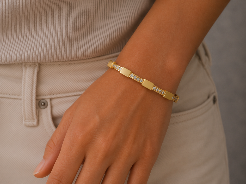 Luxe Link Crystal Bracelet : B317