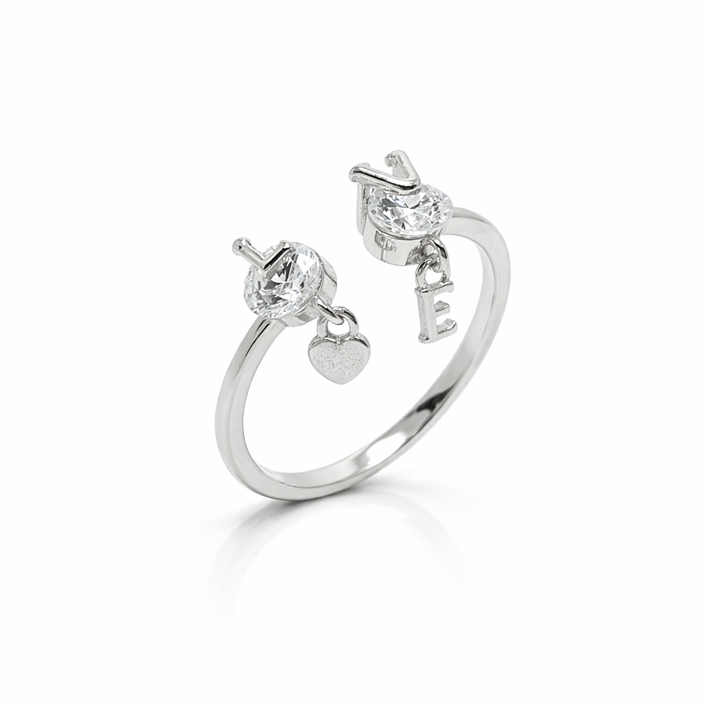 Infinity Love 925 Silver Ring – Symbolic Forever Love Ring : LRG-110063
