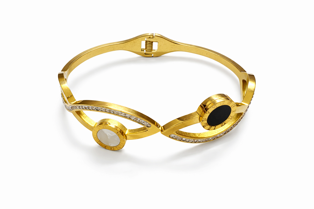 Roman Icon Enamel Bangle : B141