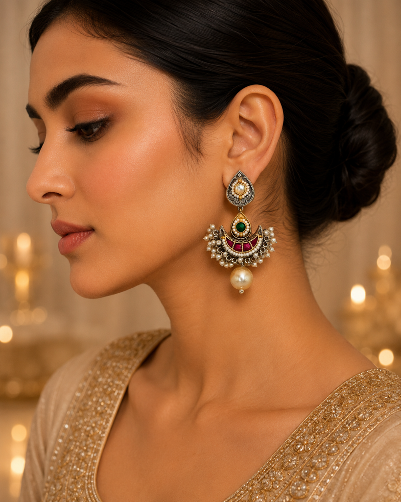 Pachi Purnima Earrings : PAS022