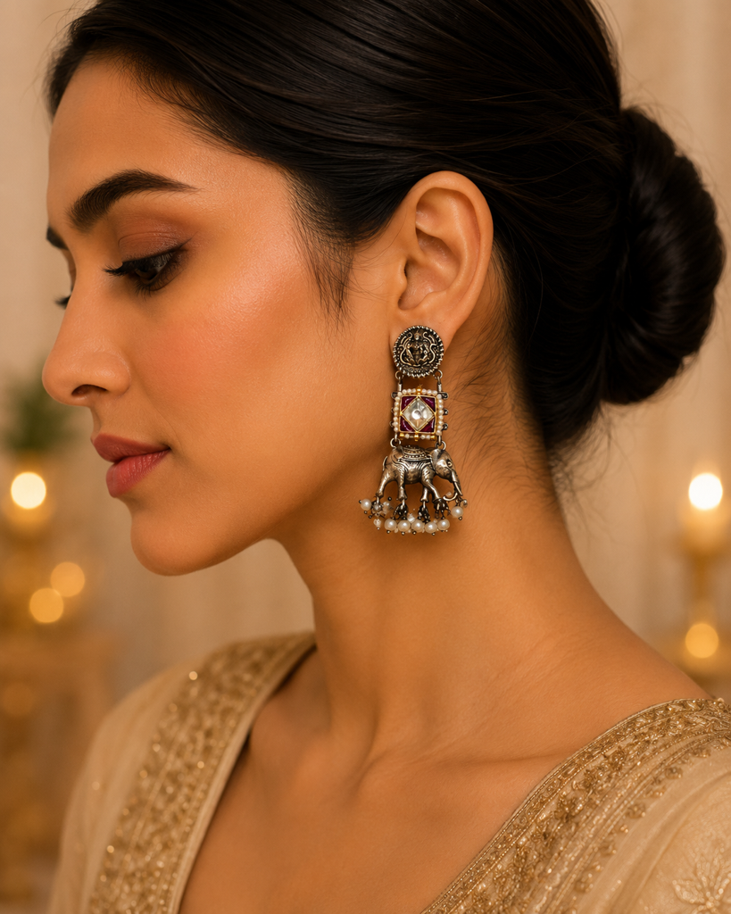 Gajgamini Jumka Earrings : PAS026