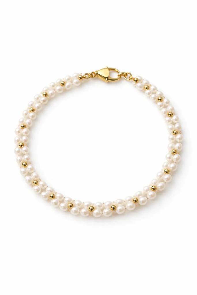Snow White Pearl Bracelet : BRC-SNOW-WT