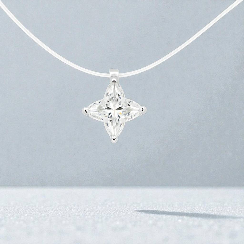 Starlit Lilium – 925 Silver Pendant : N001