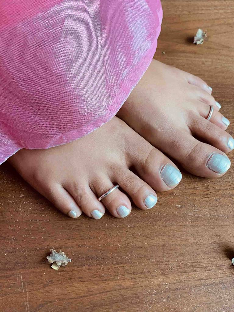 Classic Silver Toe Ring : U070SO015TR0216