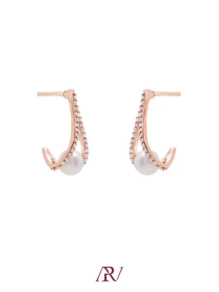 Claw Pearl Earrings : ARV-ER-042