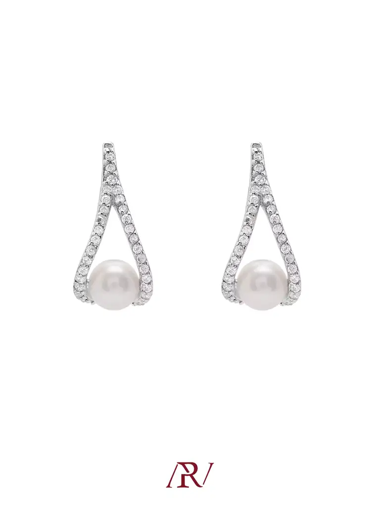 Claw Pearl Earrings : ARV-ER-042