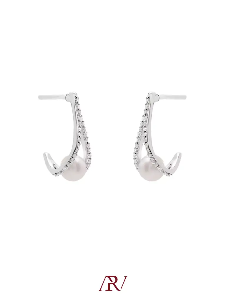 Claw Pearl Earrings : ARV-ER-042