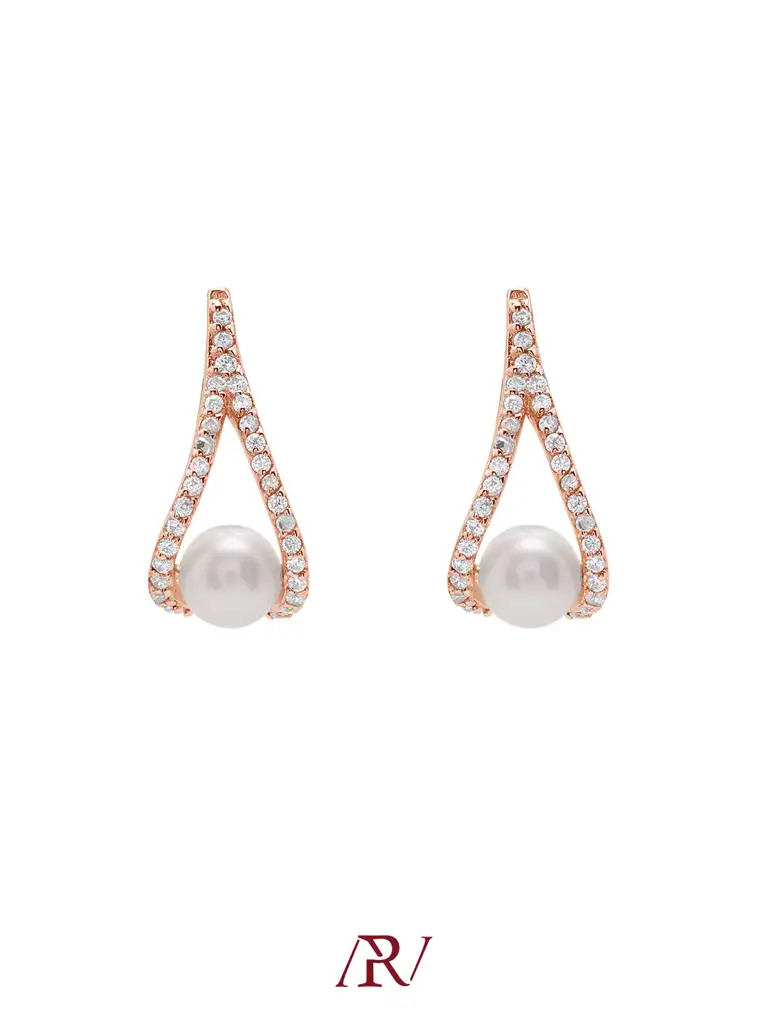 Claw Pearl Earrings : ARV-ER-042