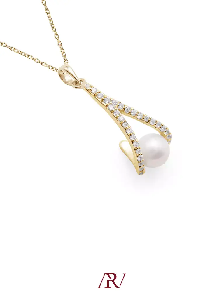 Claw Pearl Necklace : ARV-NK-025