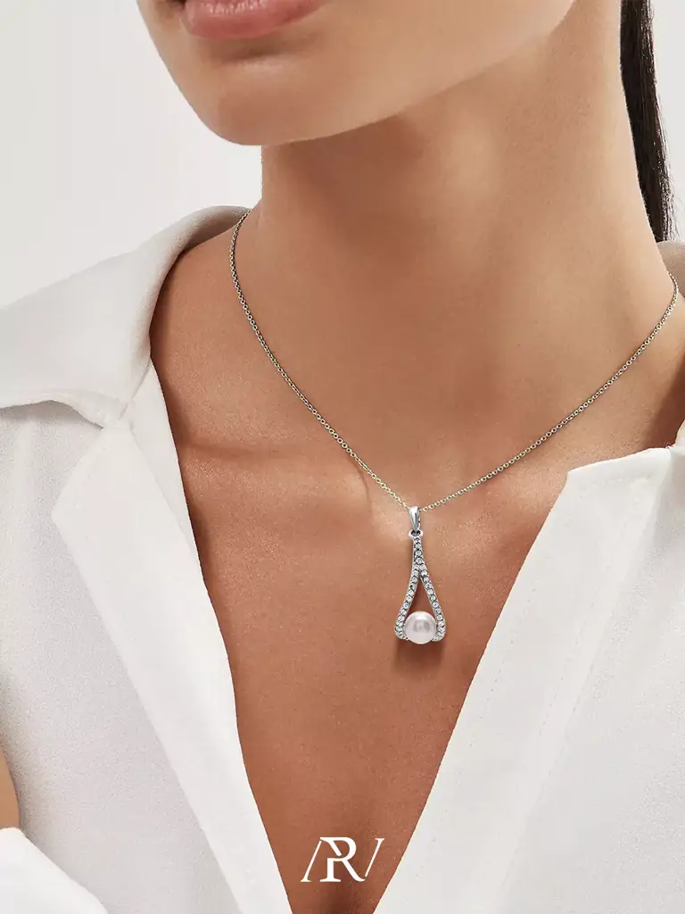 Claw Pearl Necklace : ARV-NK-025