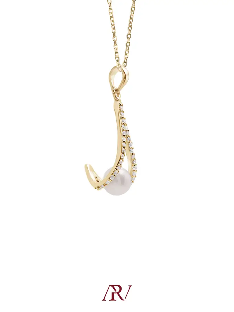 Claw Pearl Necklace : ARV-NK-025