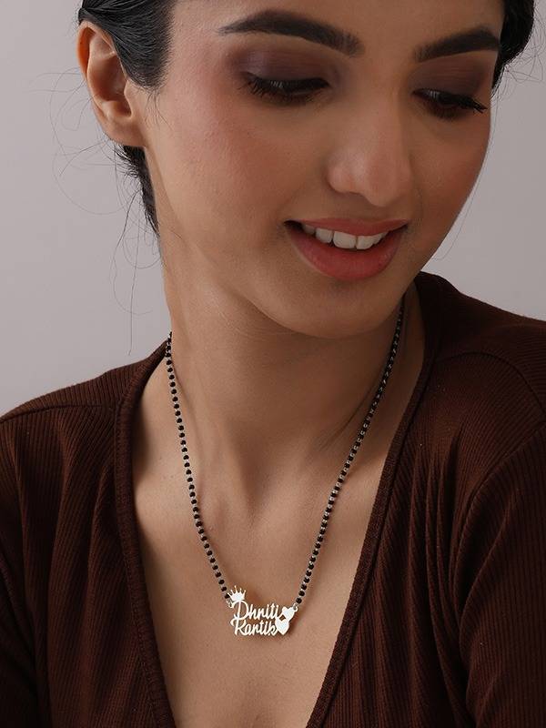 Personalized Couple Name Mangalsutra : CNK121SL-18