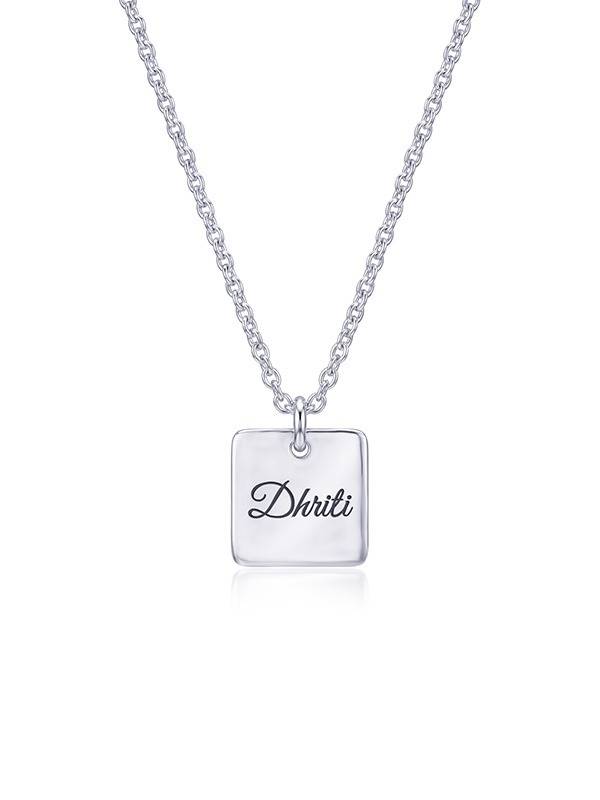 Personalized Name Charm Necklace : CNK14SL
