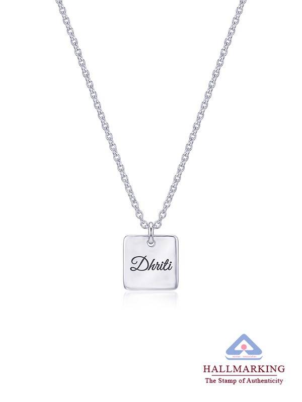 Personalized Name Charm Necklace : CNK14SL