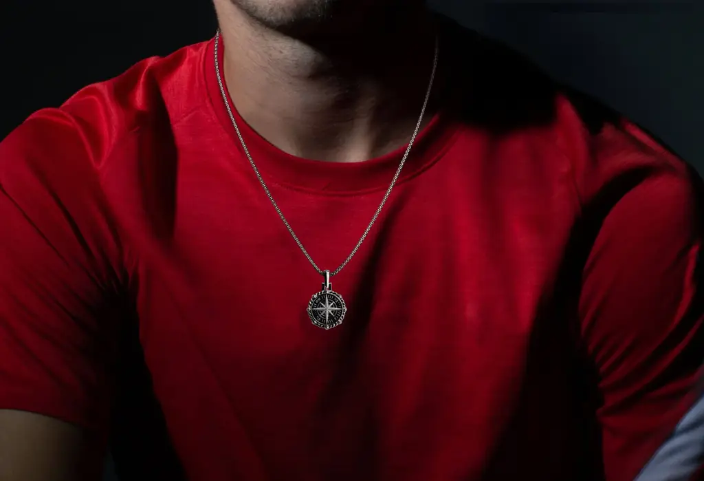 Compass Pendant : COMPASS-PNDNT-2CBX-CHN-20