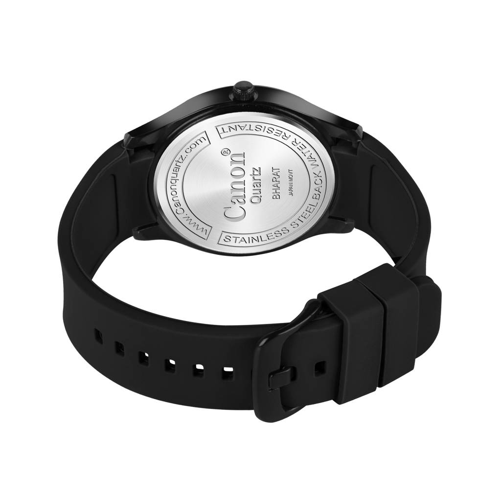 Canon Quartz Black Casual Watch For Men Cn-442 : CN-442