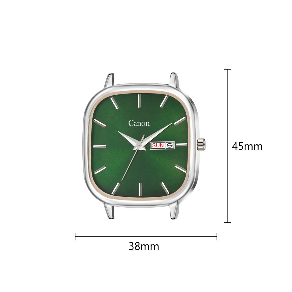 Lucid Royal Green Soft-Square Watch For Men - 459 : CN-459