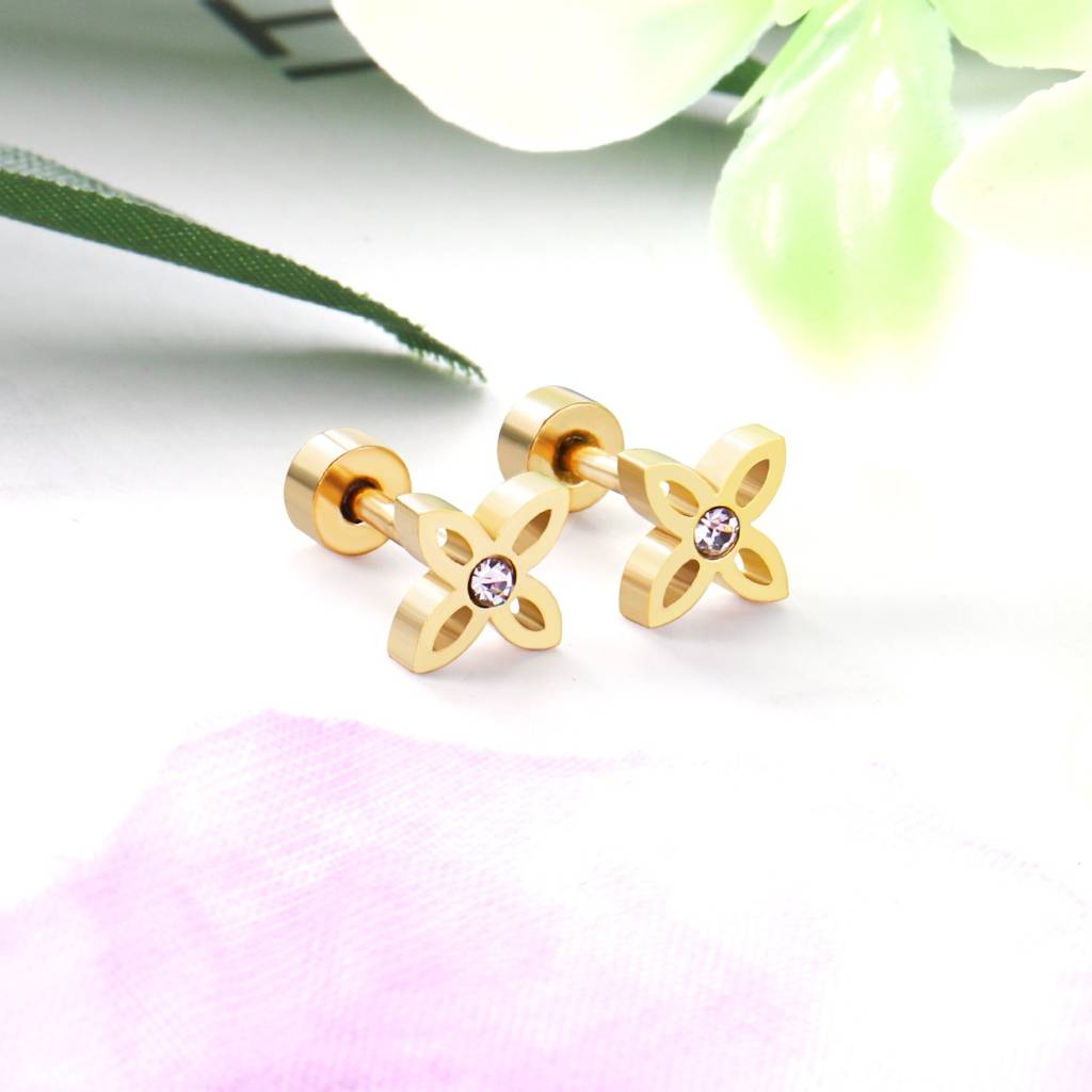 Kids Flower Stud Earring : EA614502G