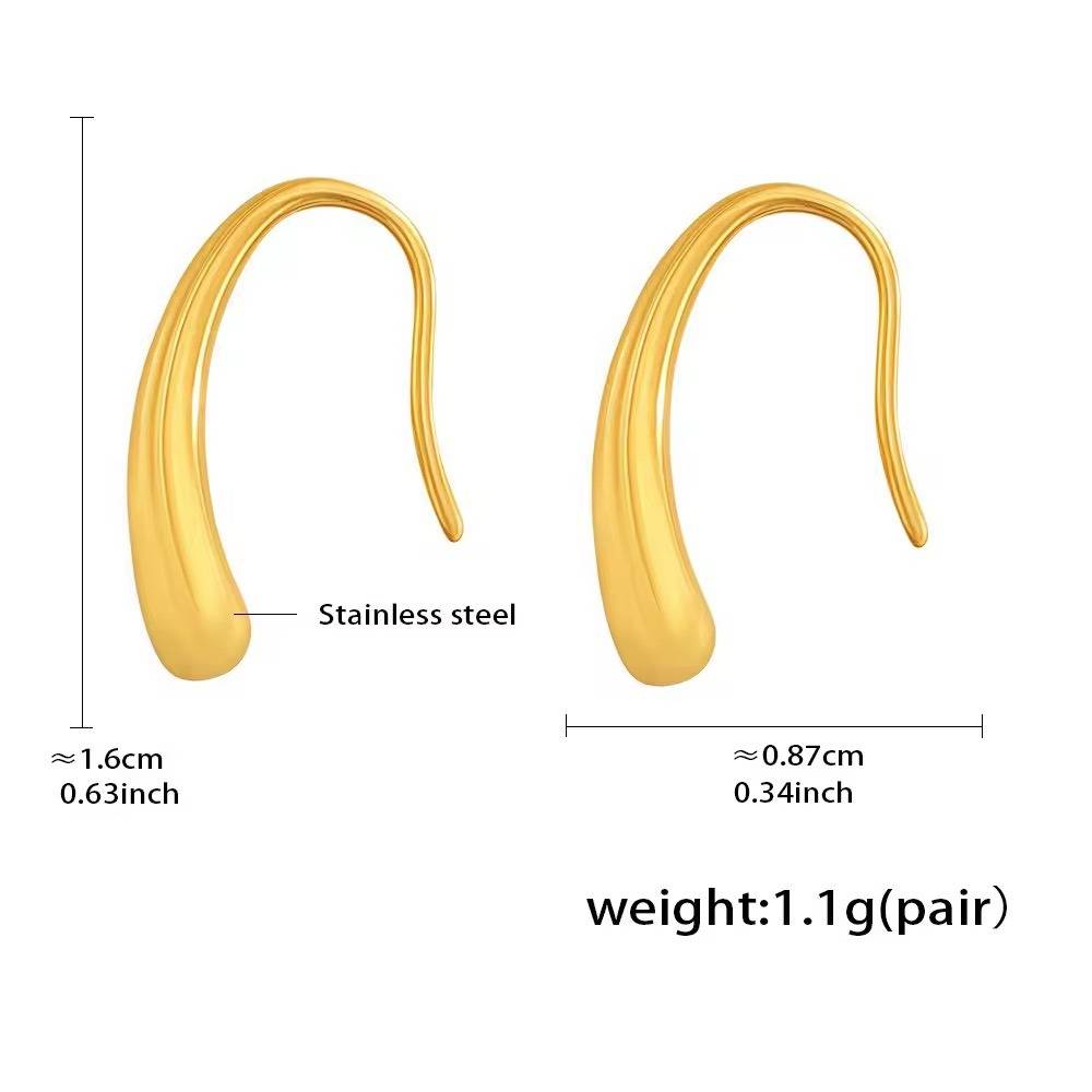 Chunky Vibe Strike Earrings - Waterproof, Statement Party Wear : 1004502