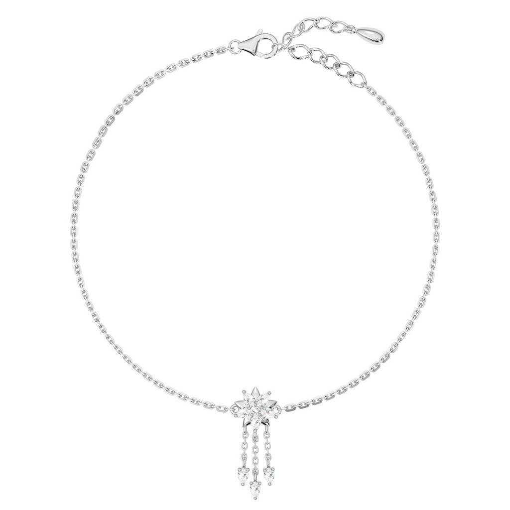 925 Sterling Silver Warisha Anklet Payal (Single) : CSANK23