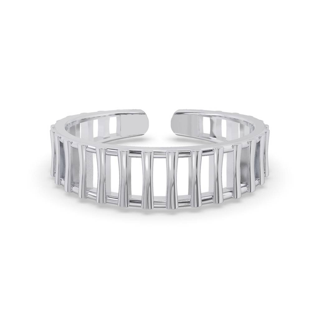 Clara Pure 925 Sterling Silver Daily Wear Adjustable Thumb Band Finger Ring For Women & Girls : CSFR64
